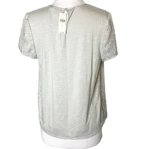 NWT Anthropologie‎ Dolan snakeskin pleat swing top thumbnail 8
