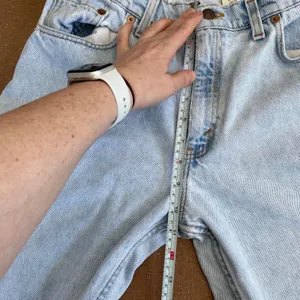 levis 505 vintage stonewash jeans Size 11 Long Juniors Taper Leg thumbnail 6