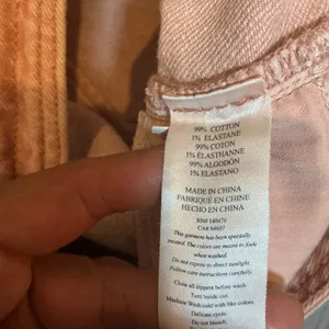 Faherty Wide Leg High Rise Pants Rose Pink Cotton Blend Size 30 Coastal Casual thumbnail 4