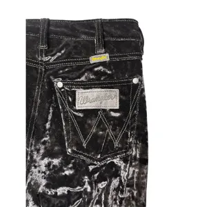 Wrangler Black Velvet High Rise Flare Pants thumbnail 6