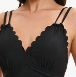 Mnriuocll Women's Swimsuit, Elegant, Solid Color, Swimsuit, Bathing Suit, Swimsuit, Swimsuit, V-Neck Swimsuit, Push-Up Swimsuit, Elegant Swimsuit thumbnail 3