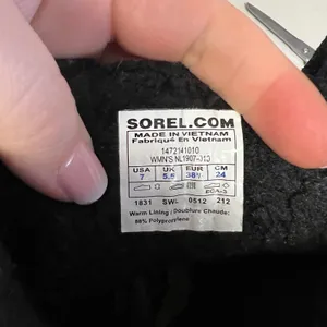 Sorel Tivoli Black Waterproof Winter Snow‎ Boots NL1907-010 Womens 7 thumbnail 8
