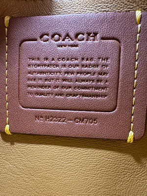 Coach Harley Crossbody Bag CM705 Glovetanned Leather Brass/Chalk NWT thumbnail 2
