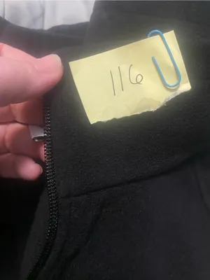 Columbia Black Fleece Jacket with White Logo Tag thumbnail 13