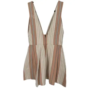 Majorelle Womens Striped Deep V-Neck Mini Dress Jumper Size Small Boho Festival thumbnail 4