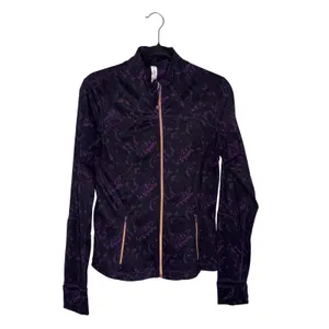 Lululemon Forme Baroque Deep Zinfandel Print Full Zip Jacket‎ Women's Size 8 thumbnail 5