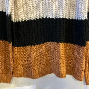 American Eagle Striped V Neck Long Sleeve Sheer Knit‎ Sweater XS thumbnail 8