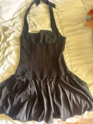 House of Harlow 1960 black mini bubble dress thumbnail 2