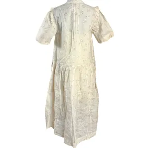 Free People Dainty Ethereal Cottage Bella Mae Midi Dress Vanilla Floral Small thumbnail 9