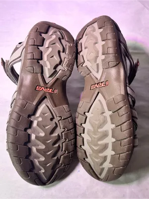 Teva Women's Gray and Pink Strappy Outdoor Sandals thumbnail 9