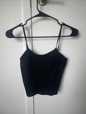 Strappy Back Tighten Up Tank in Black Size XS/S thumbnail 4
