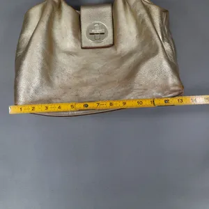 KATE SPADE‎ Gold Pebbled Leather Bexley Stevie Satchel Shoulder Bag Turn Lock thumbnail 13