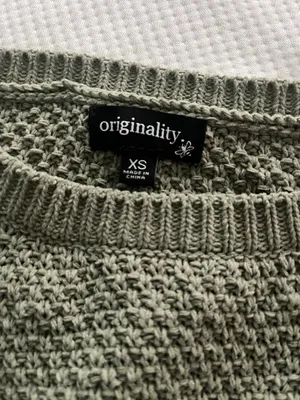 Green Knit Sweater  thumbnail 2
