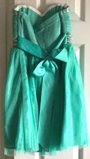 Teal Dress Blue Size 2 thumbnail 2
