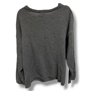 State of Mine Womens Pumpkin Graphic Sweater‎ Gray Orange XXL Fall Halloween New thumbnail 4