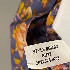 J.Crew Smocked Floral‎ Crop Top Purple Orange Cotton Womens XL Boho Peasant thumbnail 5
