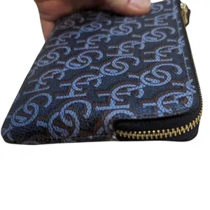 COACH Canvas & Leather Corner Zip Wristlet Small Wallet Clutch CF548 New w/ Tag thumbnail 7