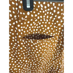 Ann Taylor LOFT Outlet Womens Rust Brown White Polka Dot Cotton Shorts Size 8‎ thumbnail 6
