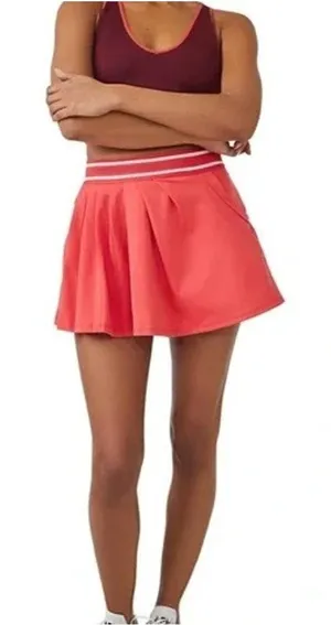 FP Movement Round Robin Skort Cayenne Sz LARGE Free People thumbnail 1