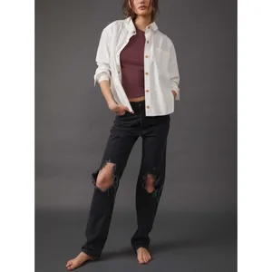 Free People The Lasso Jean / Washed Black thumbnail 2
