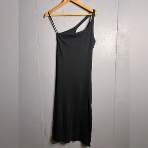 Aerie One shoulder ribbed dress. Size medium thumbnail 2