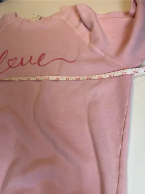 I.S.M.B.S‎ Pink 'love' Embroidered Crewneck Sweatshirt Size L thumbnail 10