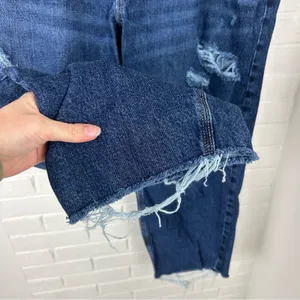 Old Navy Plus Size Denim High Rise Slouchy Straight Distressed Jeans Size 20 thumbnail 7
