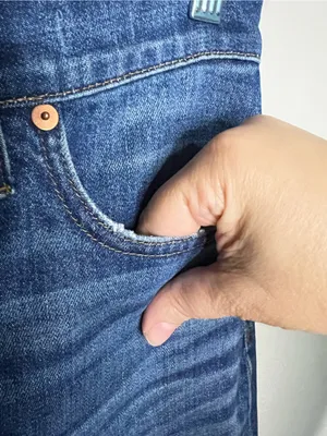 Madewell High‎ Rise Wide Leg Crop Denim Jeans thumbnail 5