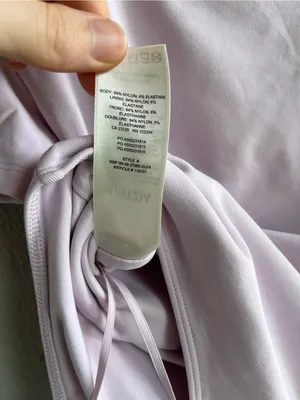 Aritzia Original Contour Manner Squareneck Bodysuit‎ Lilac Purple Size M thumbnail 9