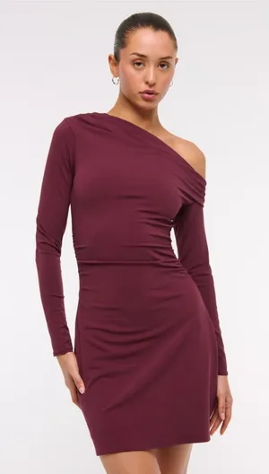 Abercrombie & Fitch Off Shoulder Knit Mini Dress thumbnail 1