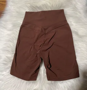 Gymshark x Whitney Simmons V3 Dandelion Brown Biker Shorts thumbnail 3