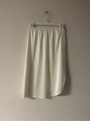 Vintage Warner’s Half Slip Skirt Cream White Lace Trim Size M thumbnail 3