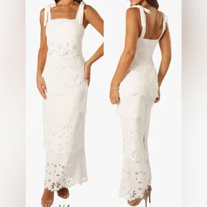 NWOT Petal & Pup Pippa Maxi Off white ivory Dress sz XL thumbnail 2