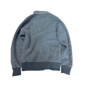Patagonia Womens Woolyester Fleece 1/4 Zip Pullover Forge Grey 26950 thumbnail 2