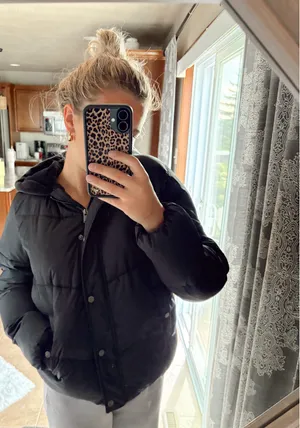 Black Puffer Jacket thumbnail 3