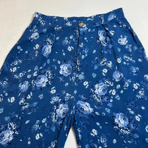 VICI Wide Leg Floral Pants Size M High Rise Pleat Front Hippie Boho Festival thumbnail 6