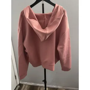 A New Day Women's Plus 1X coral Full Zip Hooded Hoodie thumbnail 3