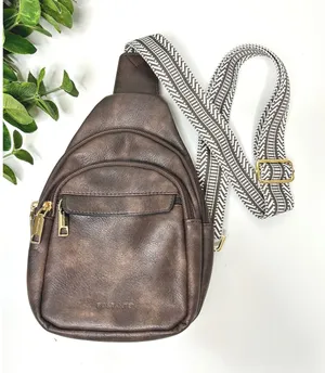 Bostanten Sling Bag Brown Crossbody Purse‎ thumbnail 1