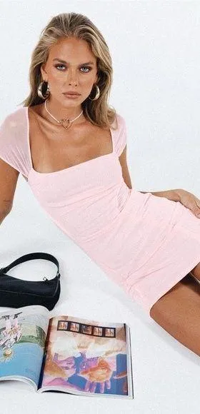 Princess Polly Pink Diera Mini Dress NWT thumbnail 2