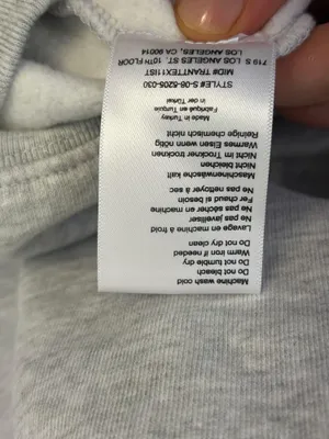ANINE BING Sport Tyler Sweatshirt Heather Grey Size Large NWT ( SOLD OUT) thumbnail 9