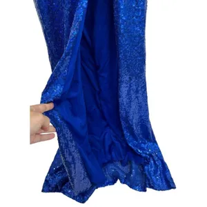 Emerald Sundae Dress XS Strapless Sequin Front Slit Lace‎ Up Mermaid Gown NEW thumbnail 9