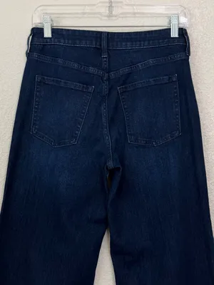 NWOT Old Navy Denim High-Rise Wow Wide Leg Women's Jeans, Size 4 thumbnail 8