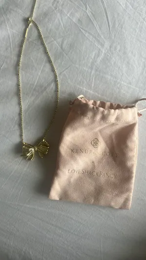 Kendra Scott Love Shack Fancy Bow Necklace thumbnail 6