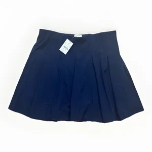 NEW JCrew Pleated Active Academic Preppy Skort Sz M Blue Performance Tennis‎ thumbnail 2