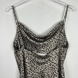 NWT Leopard Betta Vanore Mini Dress US Size 2 NEW T1669 thumbnail 10