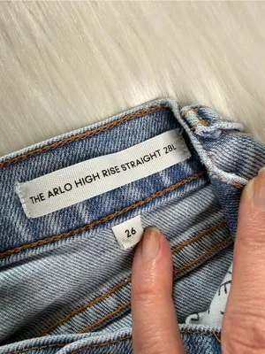 Denim Forum Aritzia Arlo High Rise Straight Jeans thumbnail 4