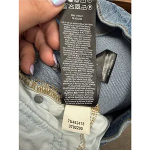 7 For All Mankind Women’s Light Wash Flare Jeans Size 30 Distressed Denim thumbnail 6