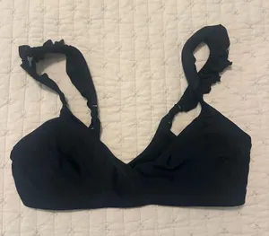 Aerie Black Bikini Top thumbnail 1