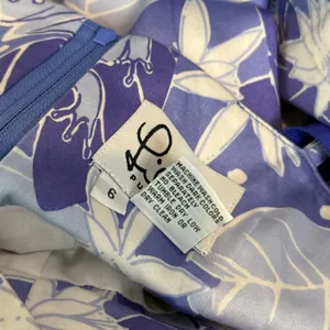 Vintage Lilly Pulitzer Prince Charming Frog Print Shift Dress Women 6 Blue thumbnail 12