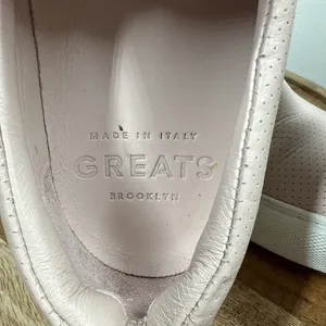 Greats The Wooster‎ Blush Perforated Pink Leather Slip On Shoes Womens Size 9.5 thumbnail 12